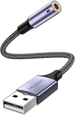 Guía paso a paso para instalar un adaptador de audio USB