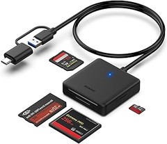 ¿Cuál es el mejor lector de tarjetas: USB o SD?