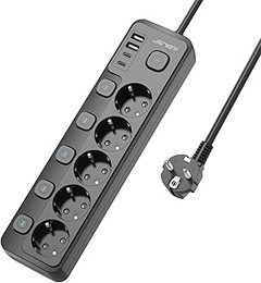 Las mejores regletas con USB para teletrabajo en 2023
