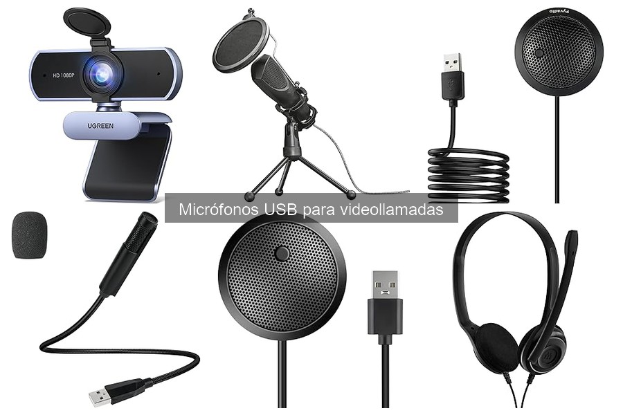 Accesorios esenciales para micrófonos USB en videollamadas
