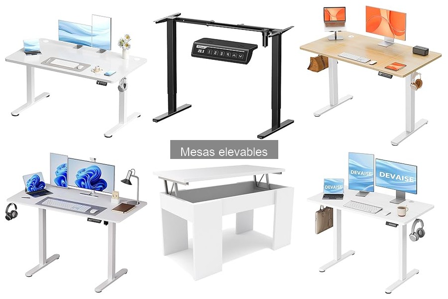 Accesorios imprescindibles para mesas elevables en oficina