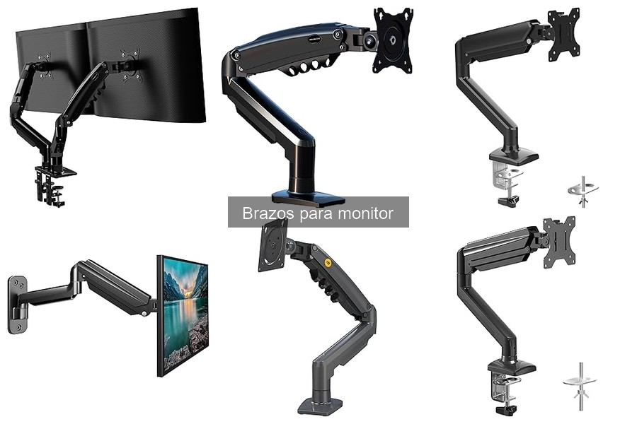 Alternativas a brazos para monitor: soportes y bases ajustables