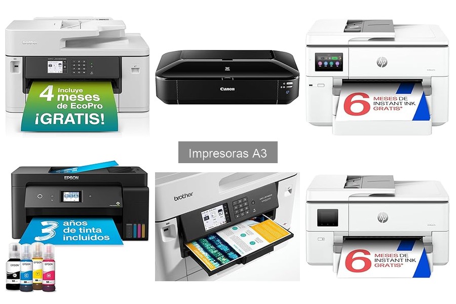 Alternativas a impresoras A3 para impresión amplia