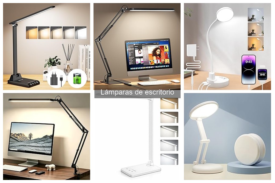 Alternativas a lámparas de escritorio para iluminar mejor