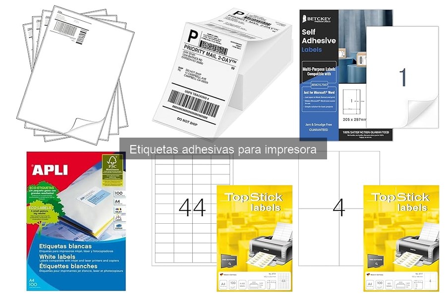 Alternativas a las Etiquetas Adhesivas para Impresora