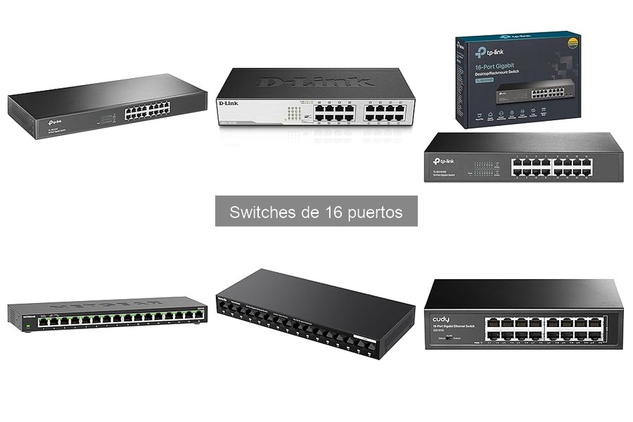 Alternativas a los switches de 16 puertos para tu oficina