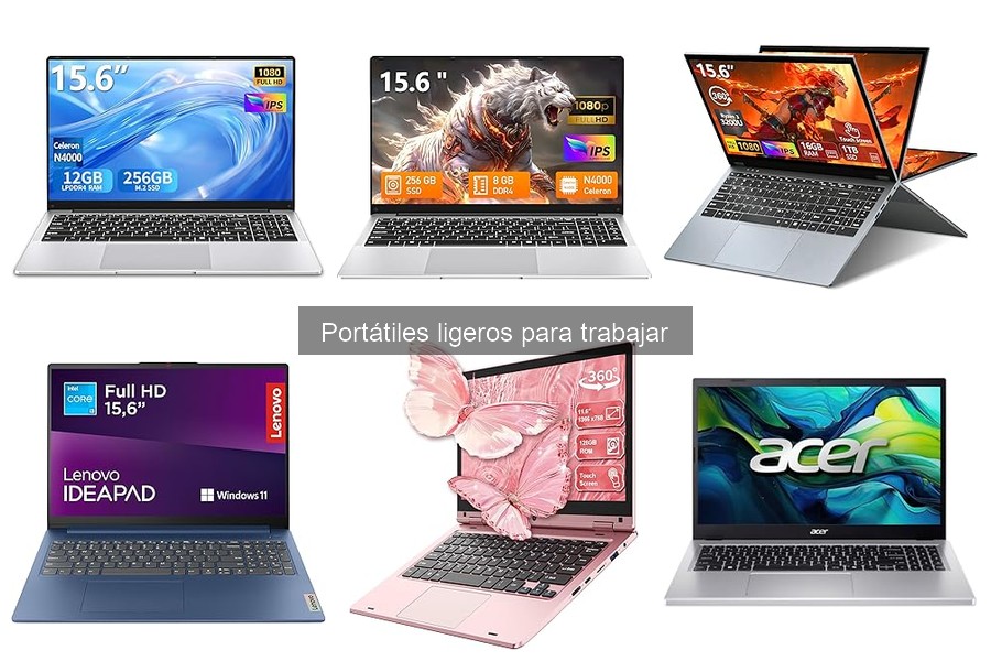 Alternativas a portátiles ligeros: opciones efectivas