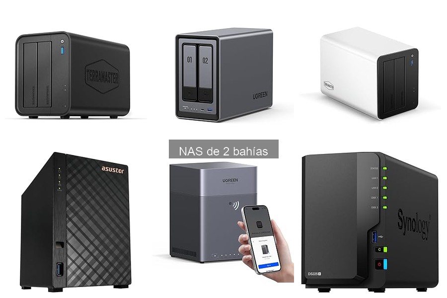 Alternativas a un NAS de 2 bahías: Opciones de almacenamiento