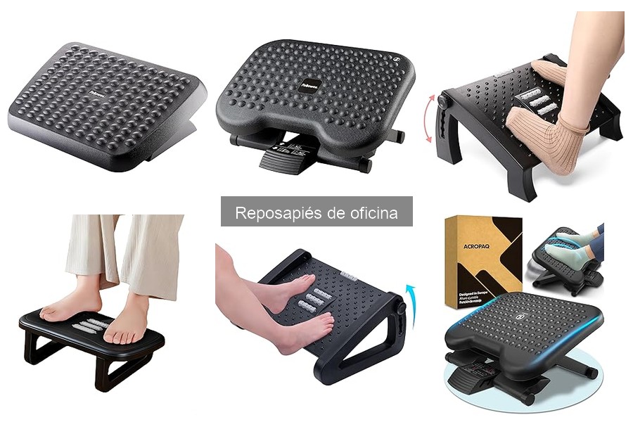 Alternativas al reposapiés de oficina: opciones efectivas