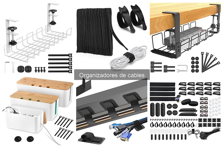 Alternativas creativas a organizadores de cables convencionales
