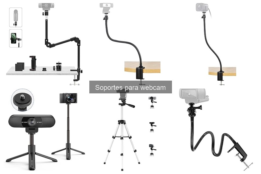 Alternativas creativas a soportes de webcam tradicionales