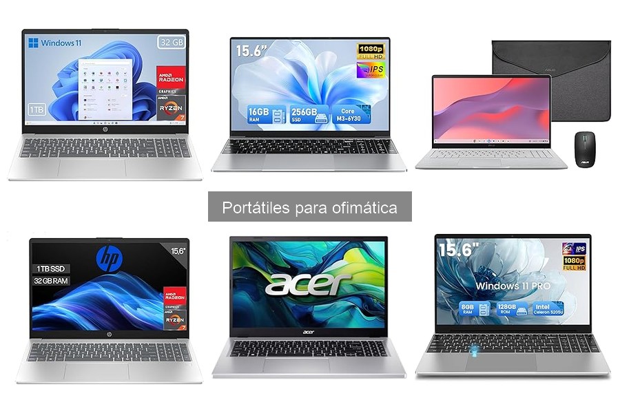 Alternativas efectivas a los portátiles para ofimática
