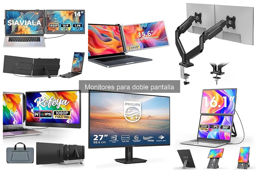 Beneficios ergonómicos de los monitores de doble pantalla