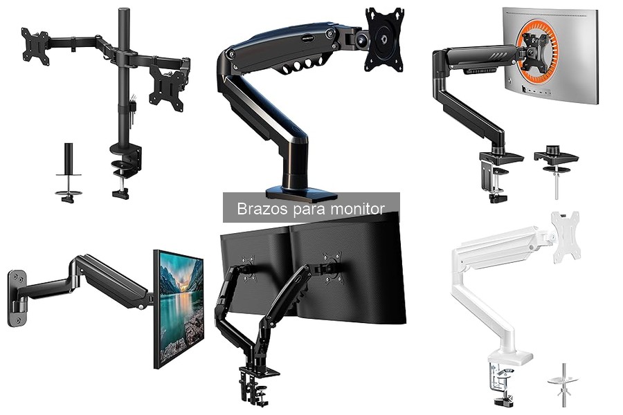 Brazos para monitor: Beneficios ergonómicos para tu oficina