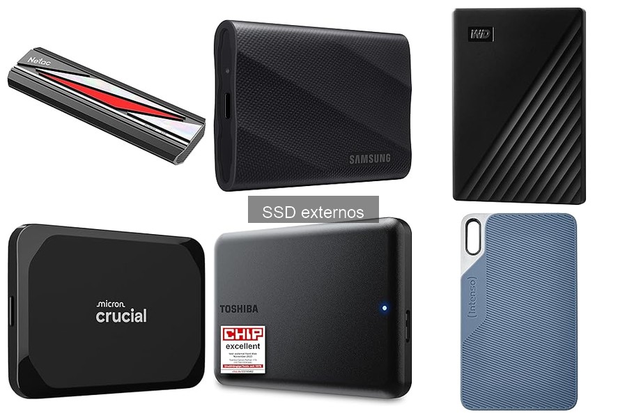 Capacidades y Velocidades de SSD Externos Comparativa