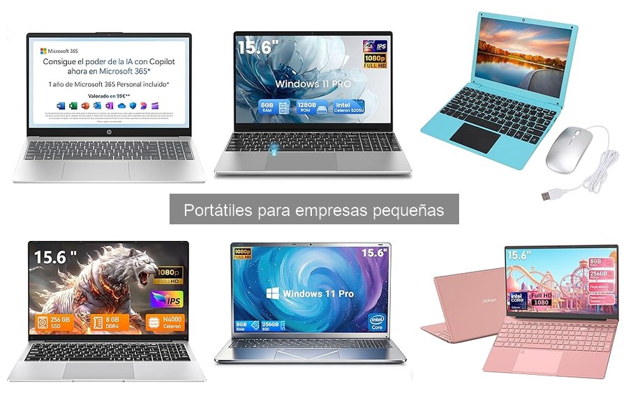 Características clave de portátiles para pequeñas empresas