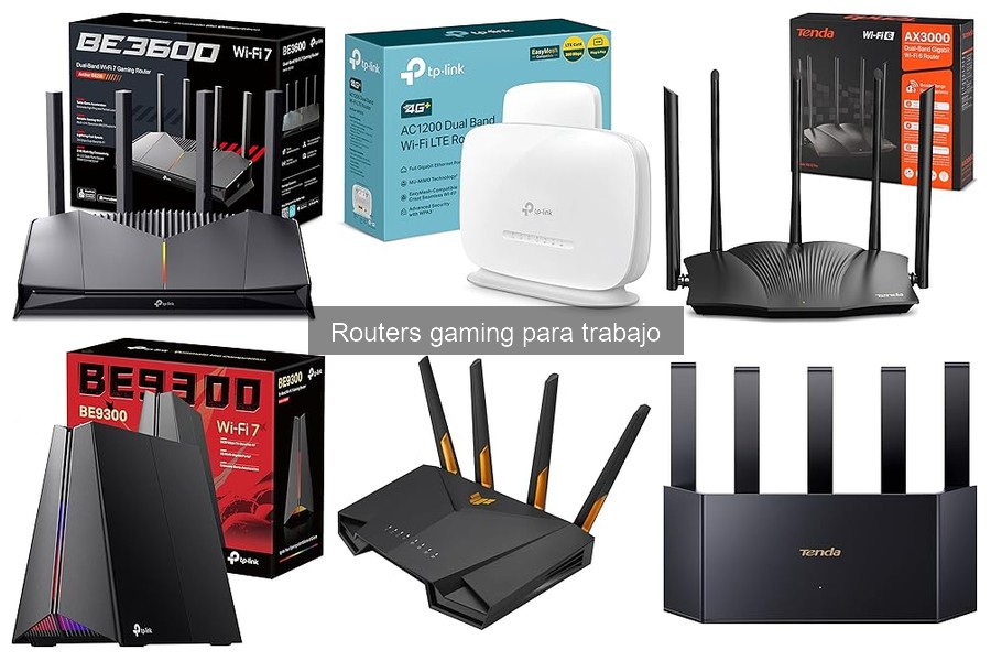 Características clave de routers gaming para teletrabajo