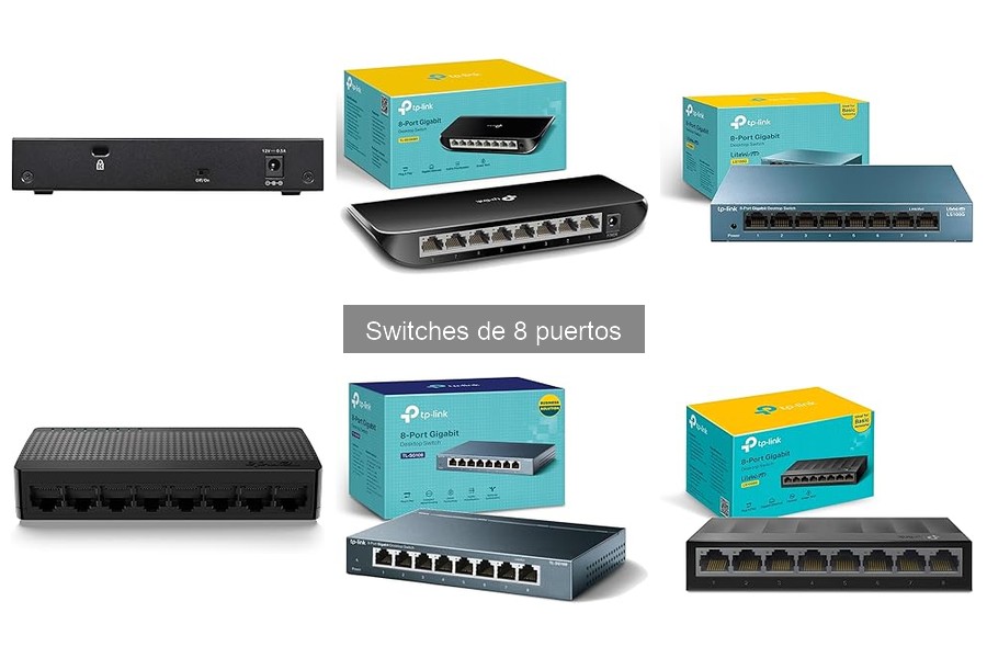 Características clave de un switch de 8 puertos para tu oficina