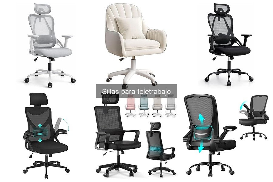 Características clave de una silla para teletrabajo