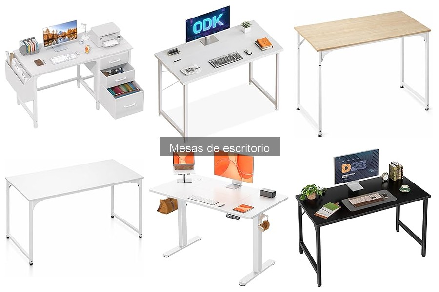 Características de mesas de escritorio ergonómicas