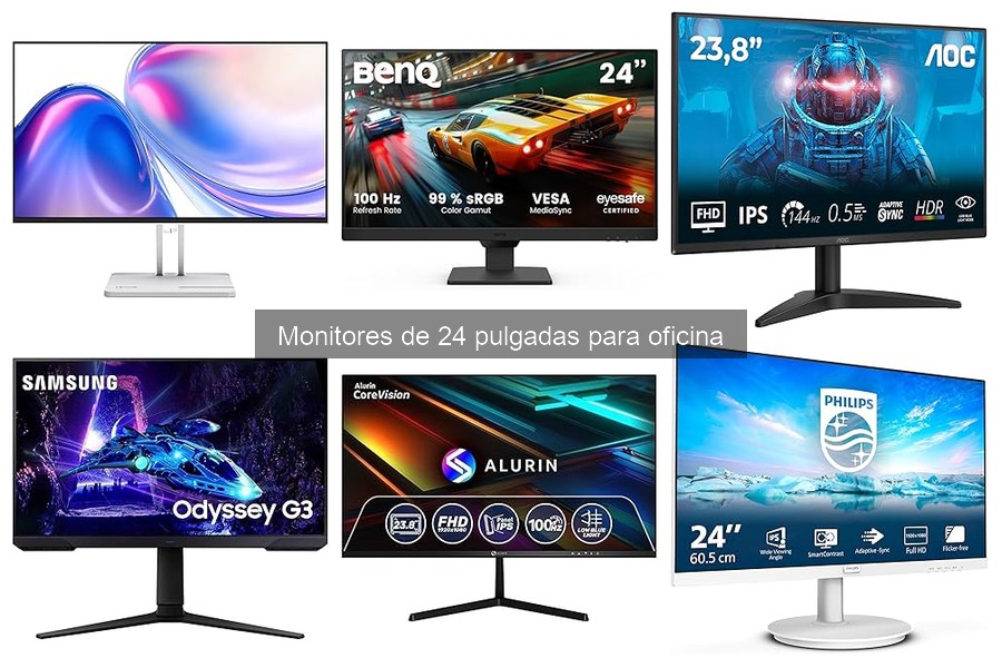 Características imprescindibles en monitores de 24 pulgadas para oficina
