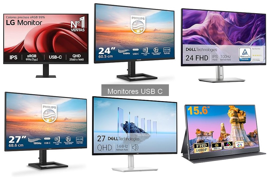 Cómo conectar un monitor USB-C a laptop sin puerto USB-C