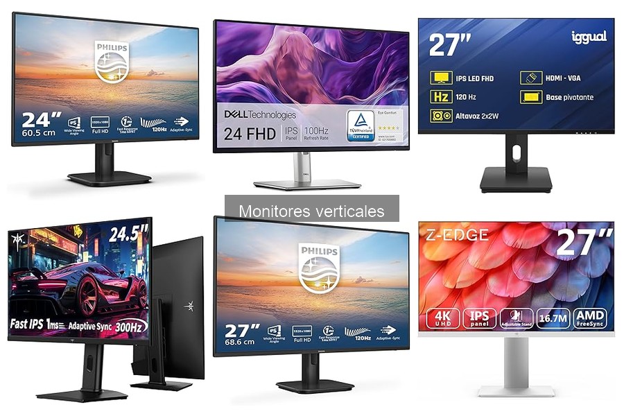 Cómo conectar varios monitores verticales a tu portátil