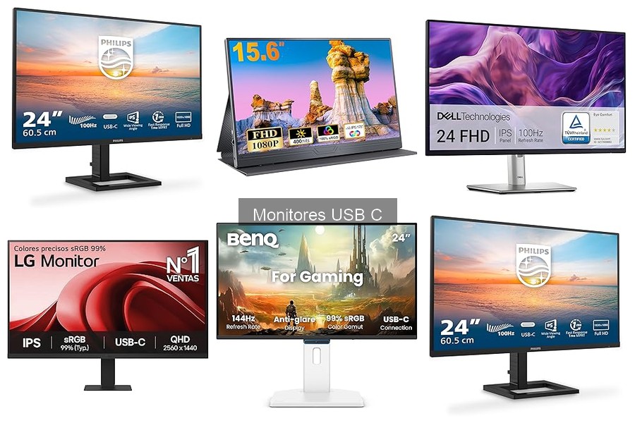 Cómo elegir el mejor monitor USB-C para tu computadora