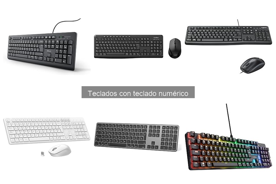 Cómo elegir el mejor teclado con teclado numérico
