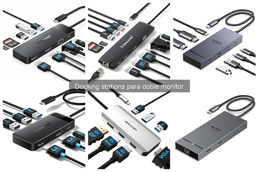 Cómo elegir la mejor docking station para doble monitor