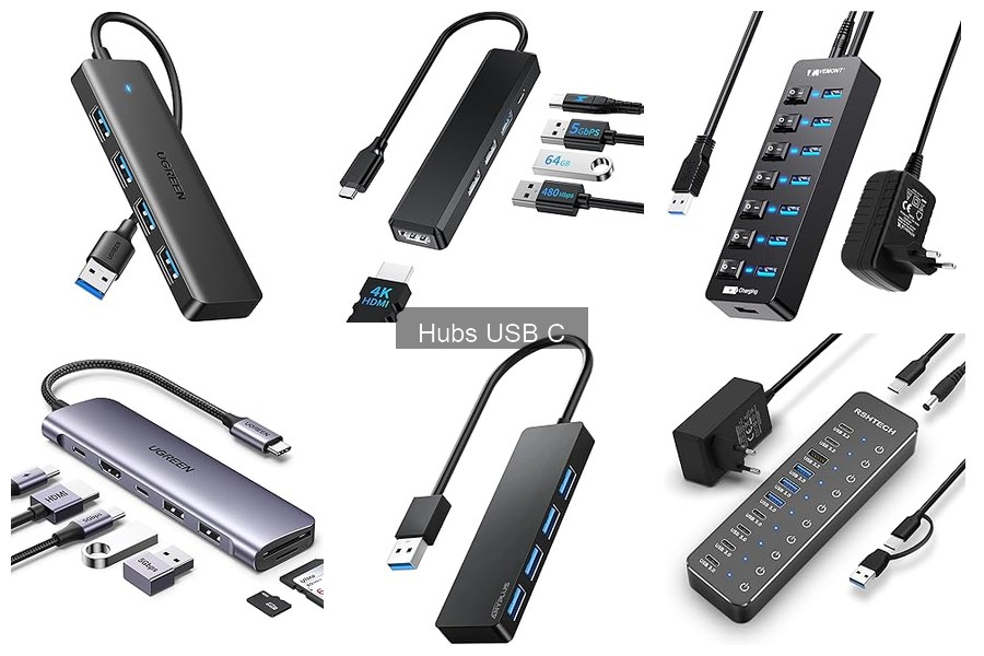 Cómo instalar un hub USB C en varios dispositivos