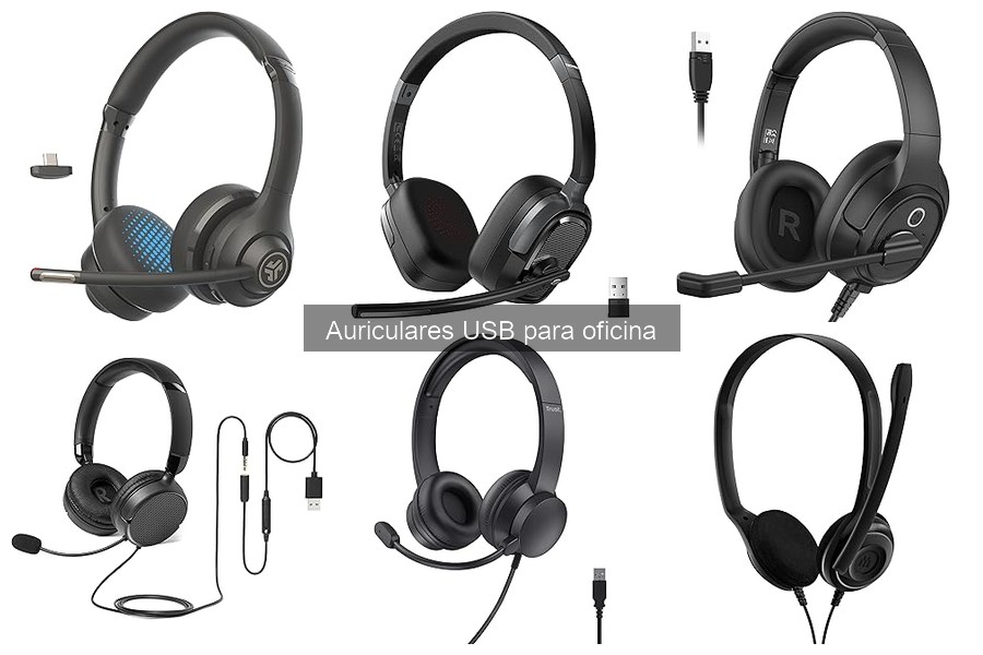 Cómo limpiar y mantener auriculares USB para oficina