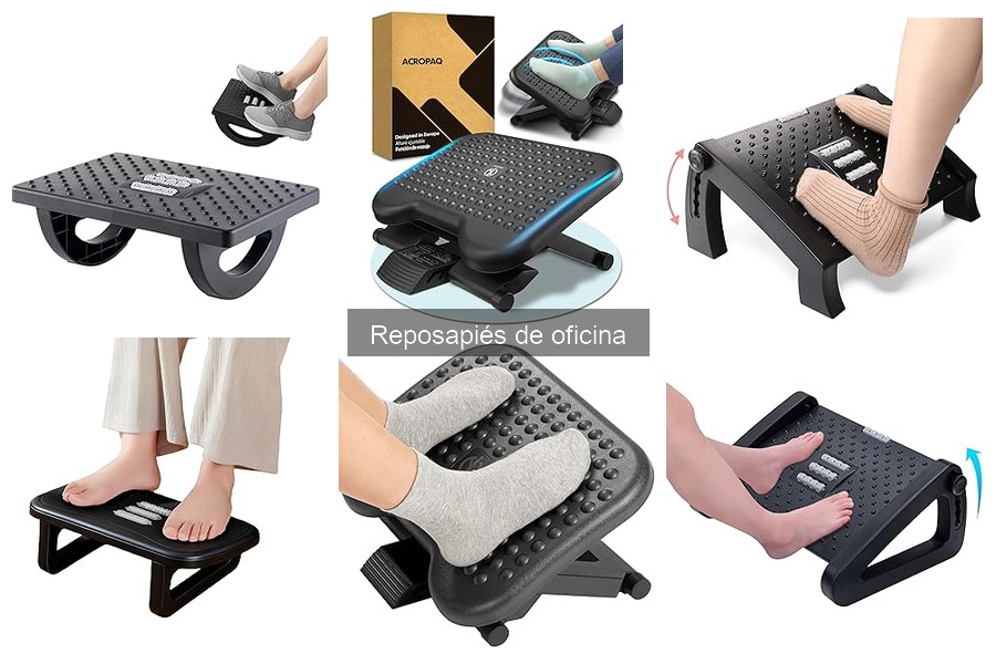 Cómo usar correctamente un reposapiés de oficina