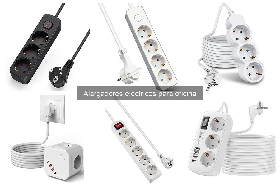 Comparativa: Alargadores eléctricos vs Regletas para oficina