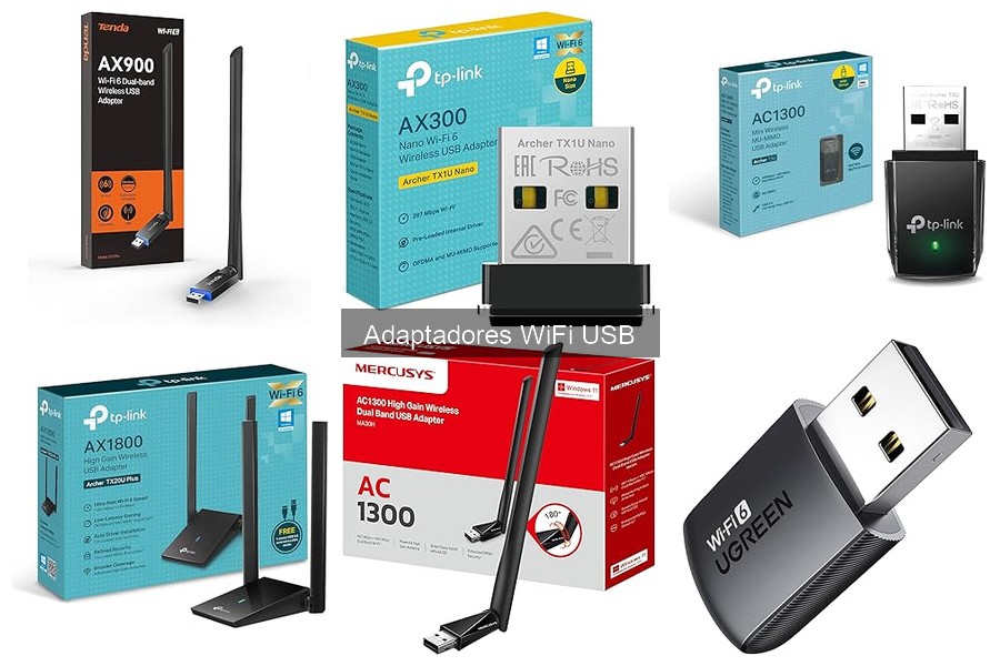 Comparativa de adaptadores WiFi USB: Mercusys, TP-Link y UGREEN