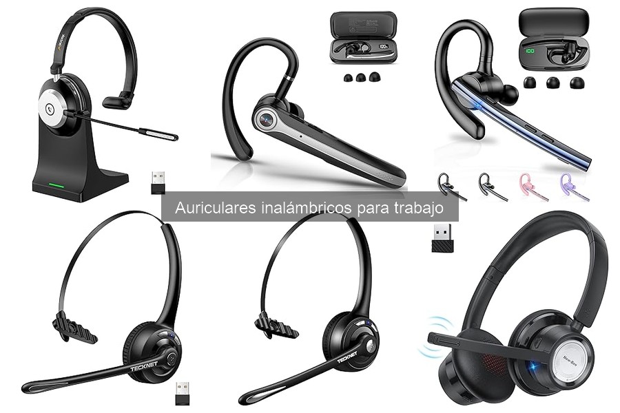 Comparativa de Auriculares Inalámbricos y Con Cable para Trabajo