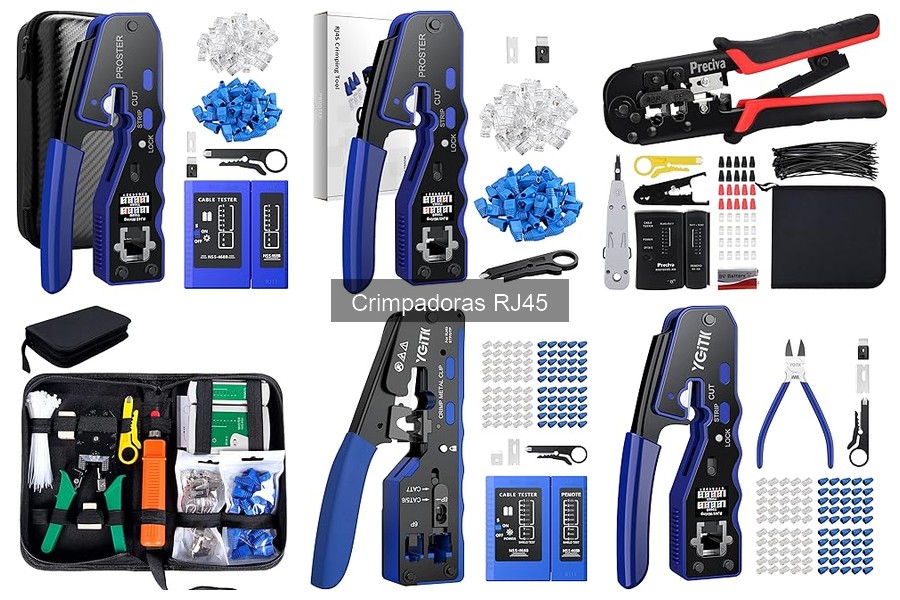Comparativa de Crimpadoras RJ45 Manuales y Automáticas
