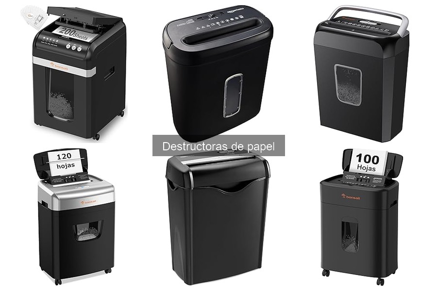 Comparativa de Destructoras de Papel: Mejores Marcas y Modelos