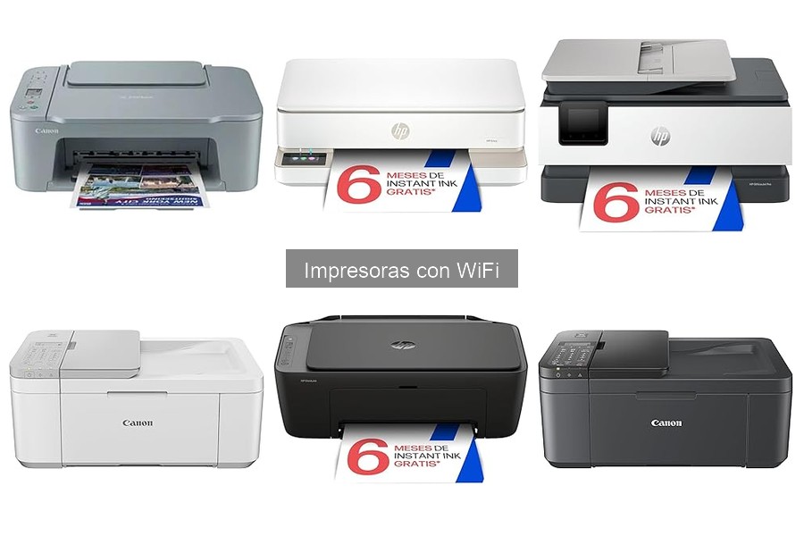 Comparativa de Impresoras Láser e Inyección de Tinta con WiFi
