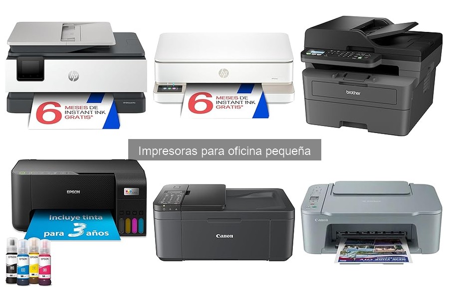 Comparativa de las mejores impresoras para oficina pequeña