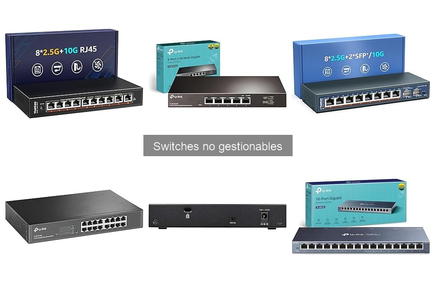 Comparativa de las Mejores Marcas de Switches No Gestionables