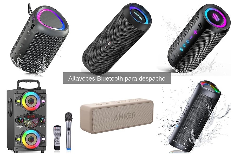 Comparativa de los mejores altavoces Bluetooth para despacho