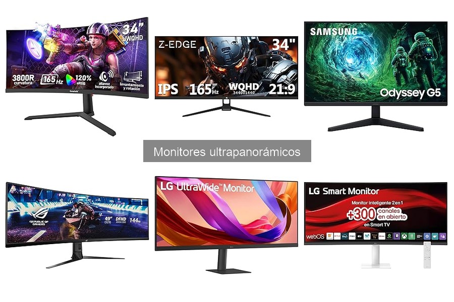 Comparativa de Mejores Monitores Ultrapanorámicos en 2023