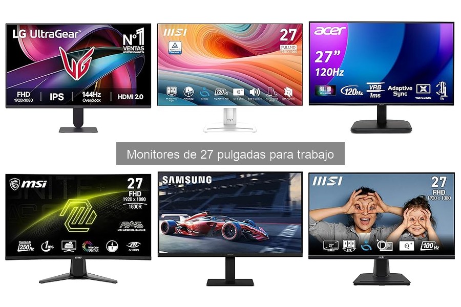 Comparativa de monitores de 27 pulgadas: ASUS vs Lenovo vs MSI