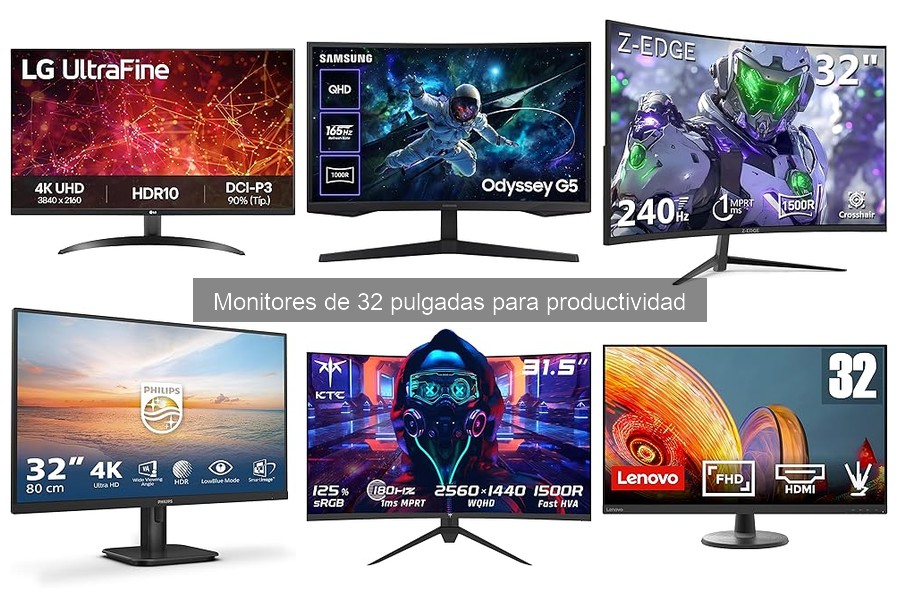 Comparativa de monitores de 32 pulgadas vs otros tamaños