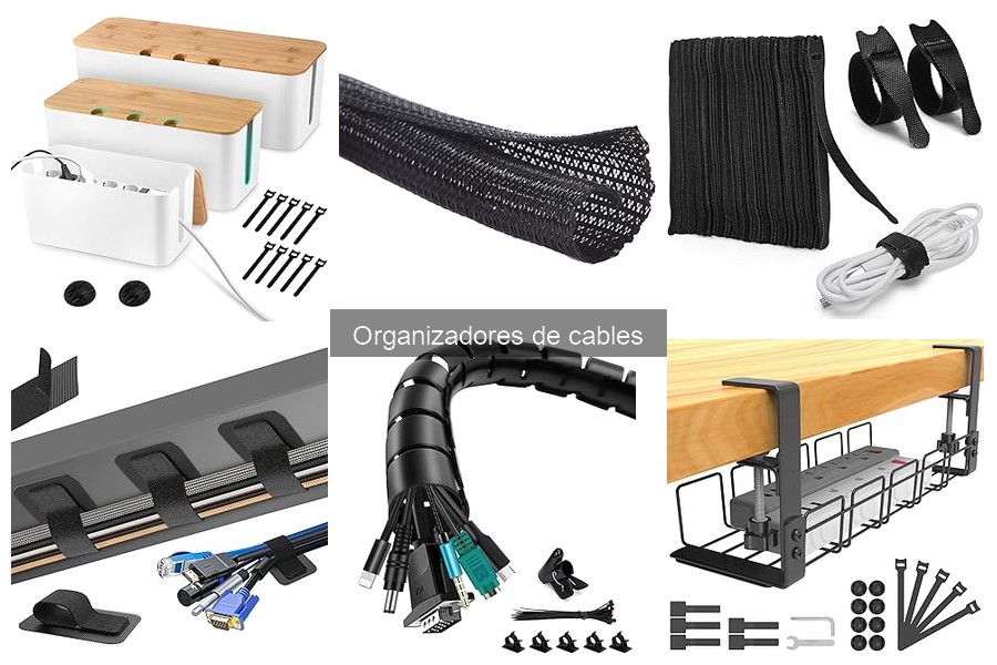 Comparativa de Organizadores de Cables para Oficina
