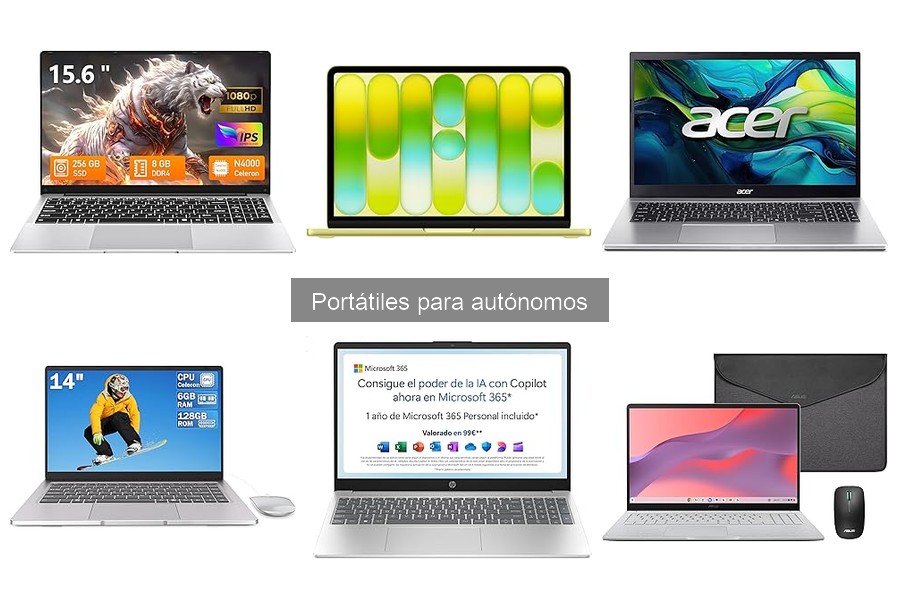 Comparativa de portátiles para autónomos: HP vs 2026