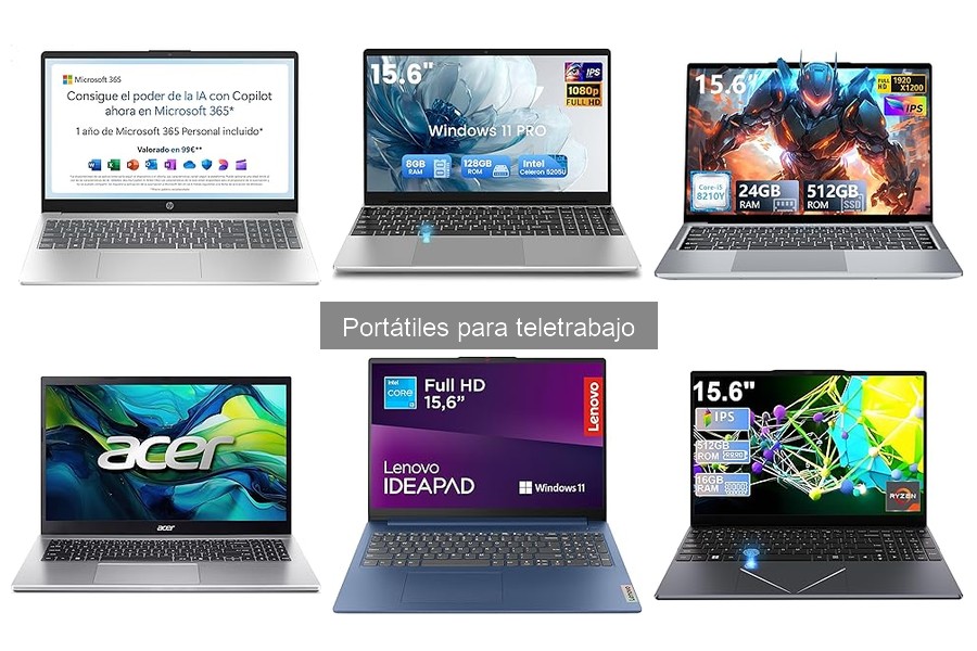Comparativa de Portátiles para Teletrabajo: Duración de Batería