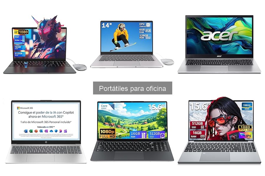 Comparativa de portátiles ultraligeros para profesionales móviles