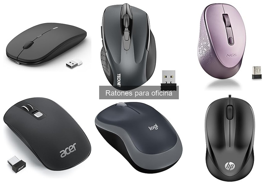 Comparativa de Ratones para Oficina: NGS, Logitech y Acer